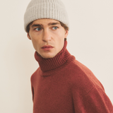 light grey beanie cashmere men - look | Harry | Linnea Lund