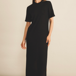 black cashmere dress women - front view | Juliana | Linnea Lund