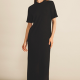 black cashmere dress women - front view | Juliana | Linnea Lund
