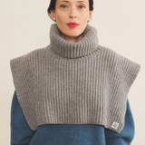 Grey cashmere collar women - front view | Kate | Linnea Lund