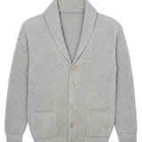 light grey cashmere sweater men - packshot | Philippe | Linnea Lund