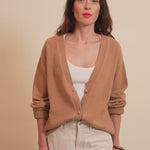 brown cashmere cardigan women - video | Matilda | Linnea Lund