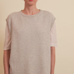 Cashmere sleeveless cardigan women grey - video | Berit | Linnea Lund