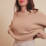 light camel cashmere sweater women - video | Francesca | Linnea Lund