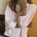 light pink cashmere cardigan women - video | Gabriella | Linnea Lund
