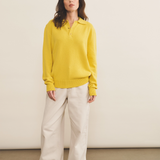 Cashmere polo women flash yellow - look | Ralph | Linnea Lund