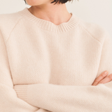 light pink cashmere sweater women - focus | Sergio | Linnea Lund
