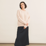 light pink cashmere sweater women - look | Sergio | Linnea Lund