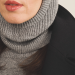 Grey balaclava unisex - focus | Snoflinga | Linnea Lund