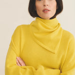 flash yellow cashmere bandana women | Stella | Linnea Lund