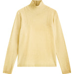 Yellow cashmere sweater women - packshot | Charlotte | Linnea Lund