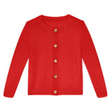 Greta Cardigan - Cherry Red