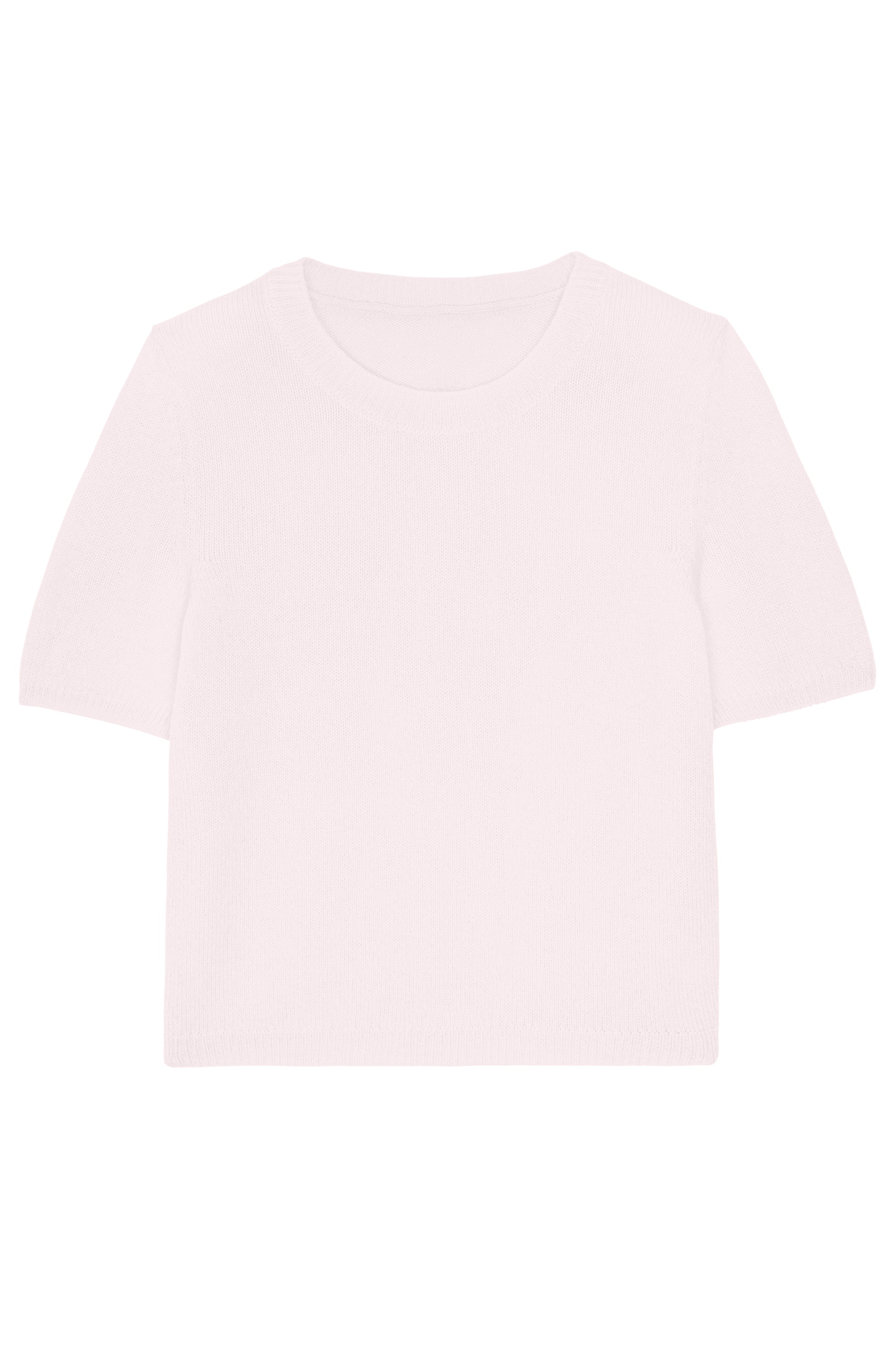Cashmere Tee-Shirt women light pink - packshot | Ingrid | Linnea Lund