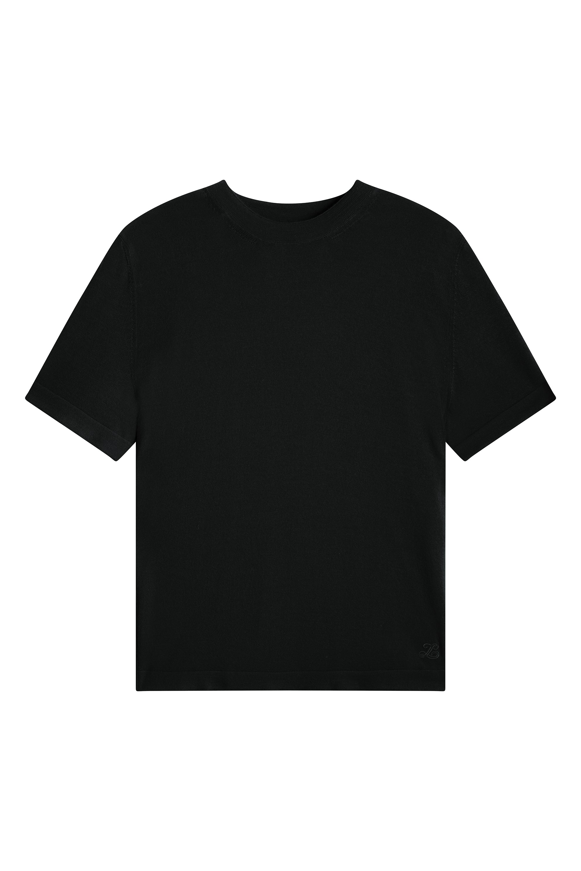 black cashmere tee shirt men - packchot | Julius | Linnea Lund