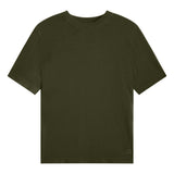 kaki cashmere tee shirt women - packshot | Julien | Linnea Lund