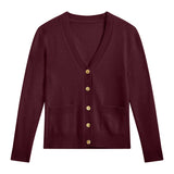Junior Cardigan - Bordeaux