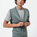 Le Cardigan Nicolas - Smoked Grass