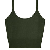 Dark green cashmere top women - packshot | Maud | Linnea Lund