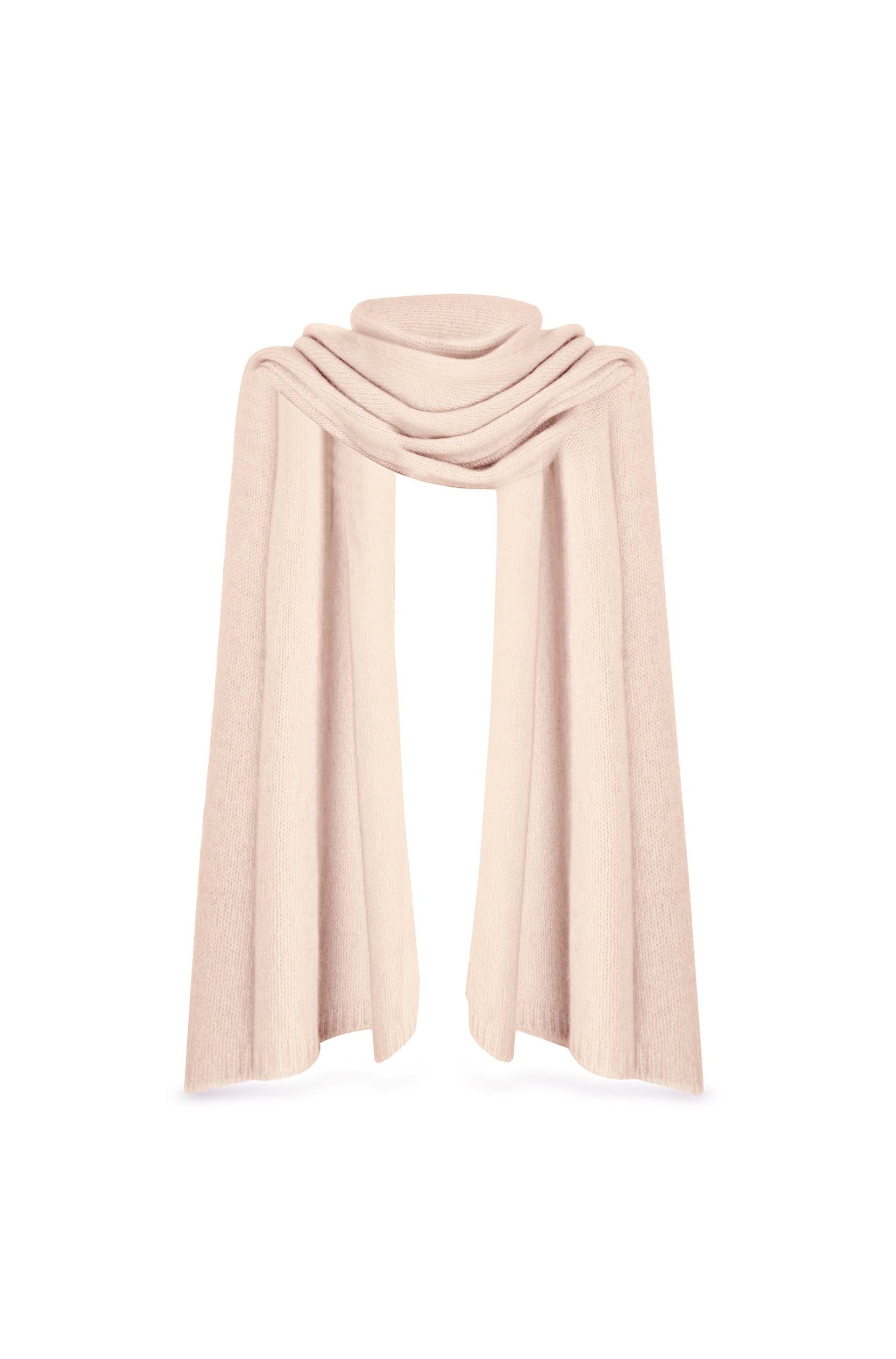 light salmon pink scarf cashmere - packshot | Susanne | Linnea Lund