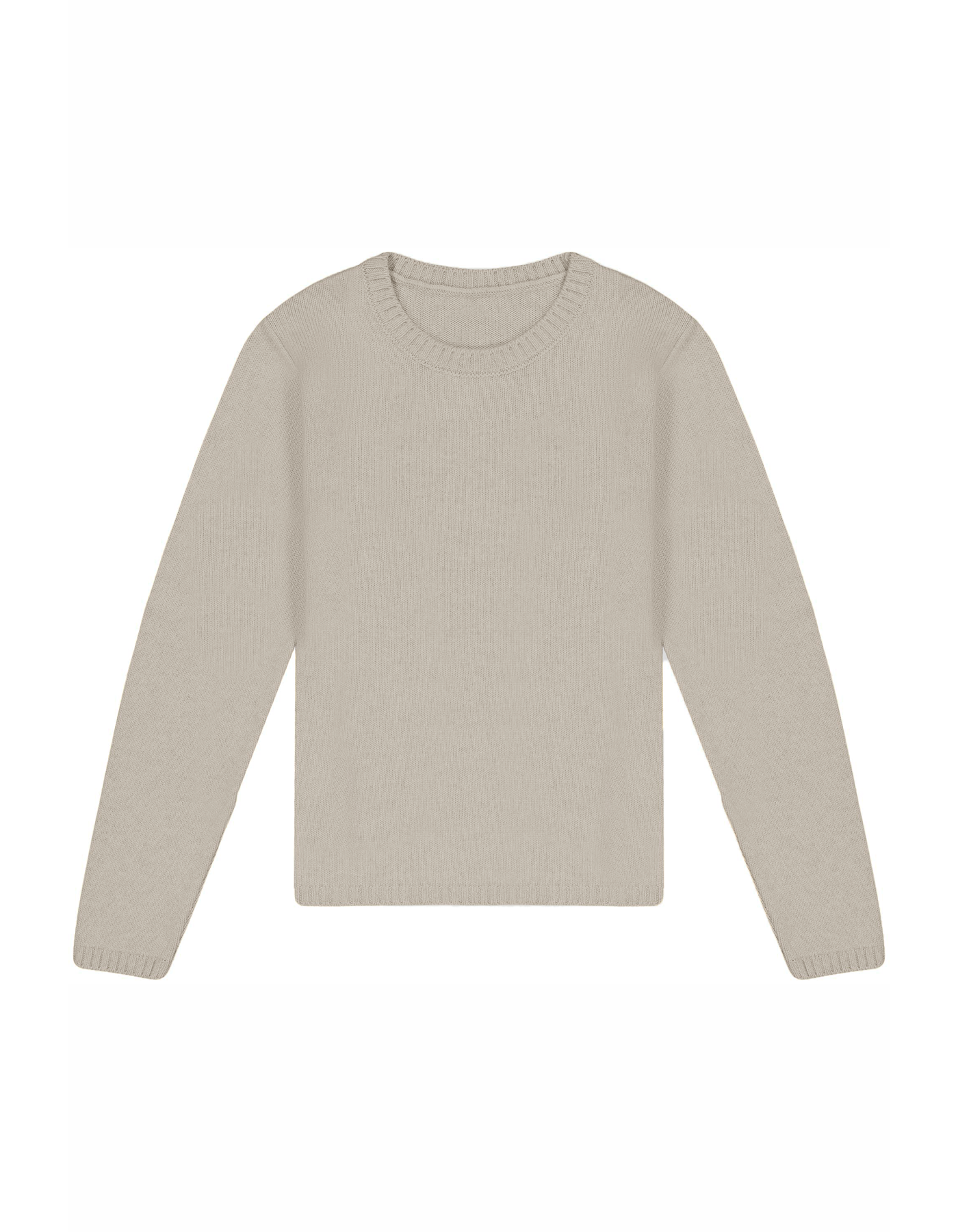 Beige men cashmere sweater - packshot view | Mimmi | Linnea Lund