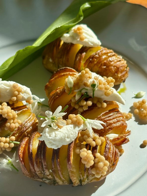 Food Fridays: Crispy hasselback potatoes by Carrie Solomon