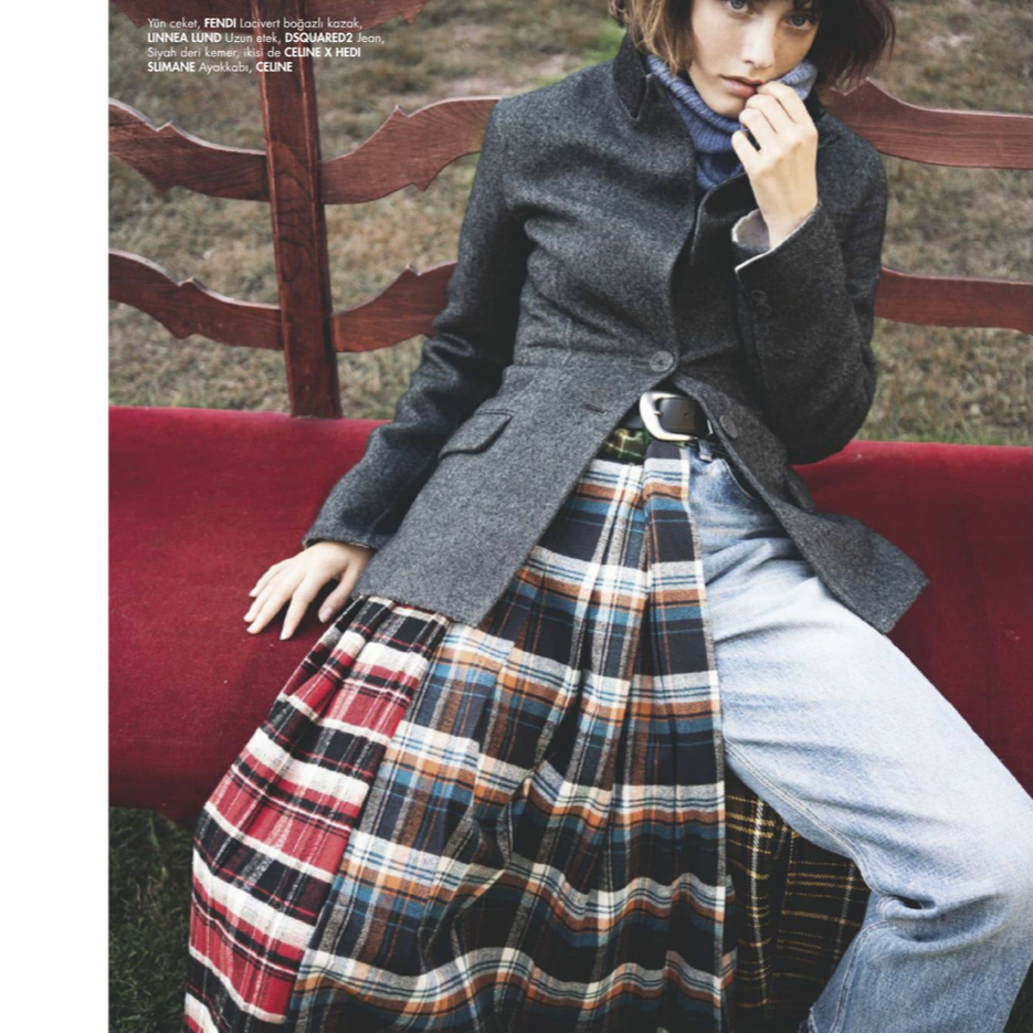 Linnea Lund in Elle Turkey