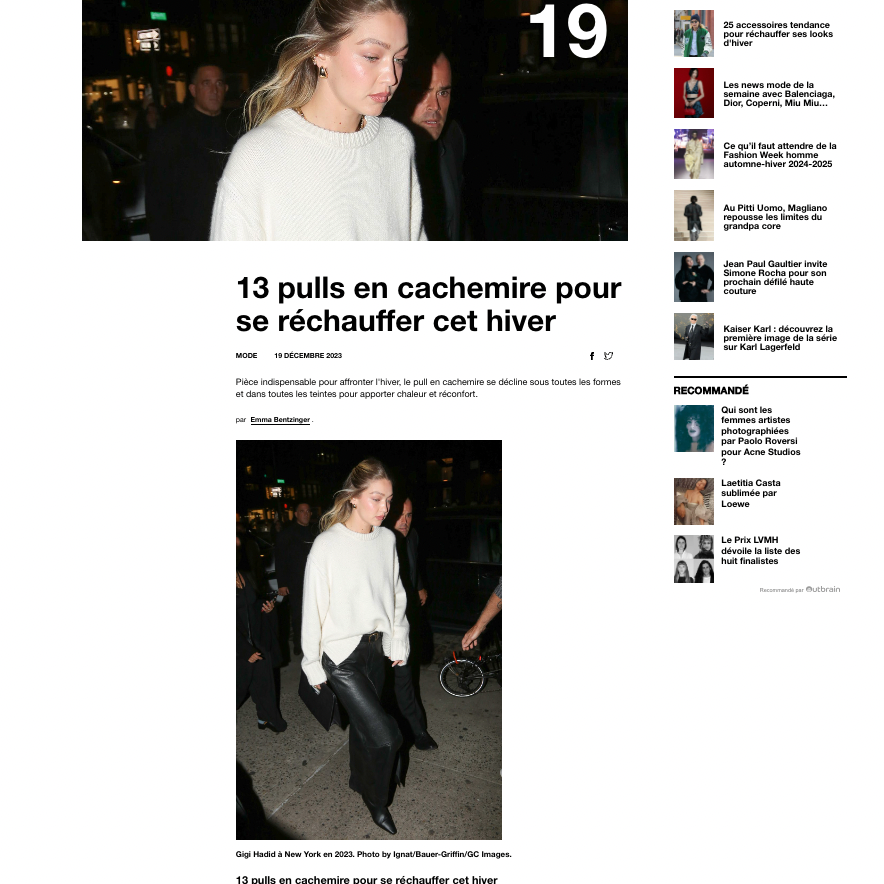 Linnea Lund in Numéro