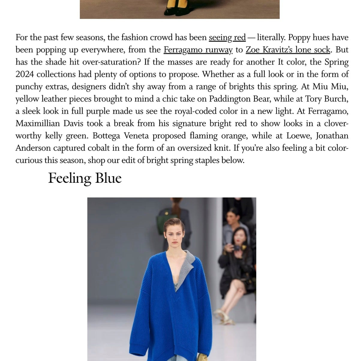 LINNEA LUND IN WMagazine.com