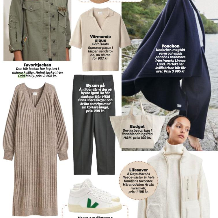 Linnea Lund featured in Svensk Damtidning