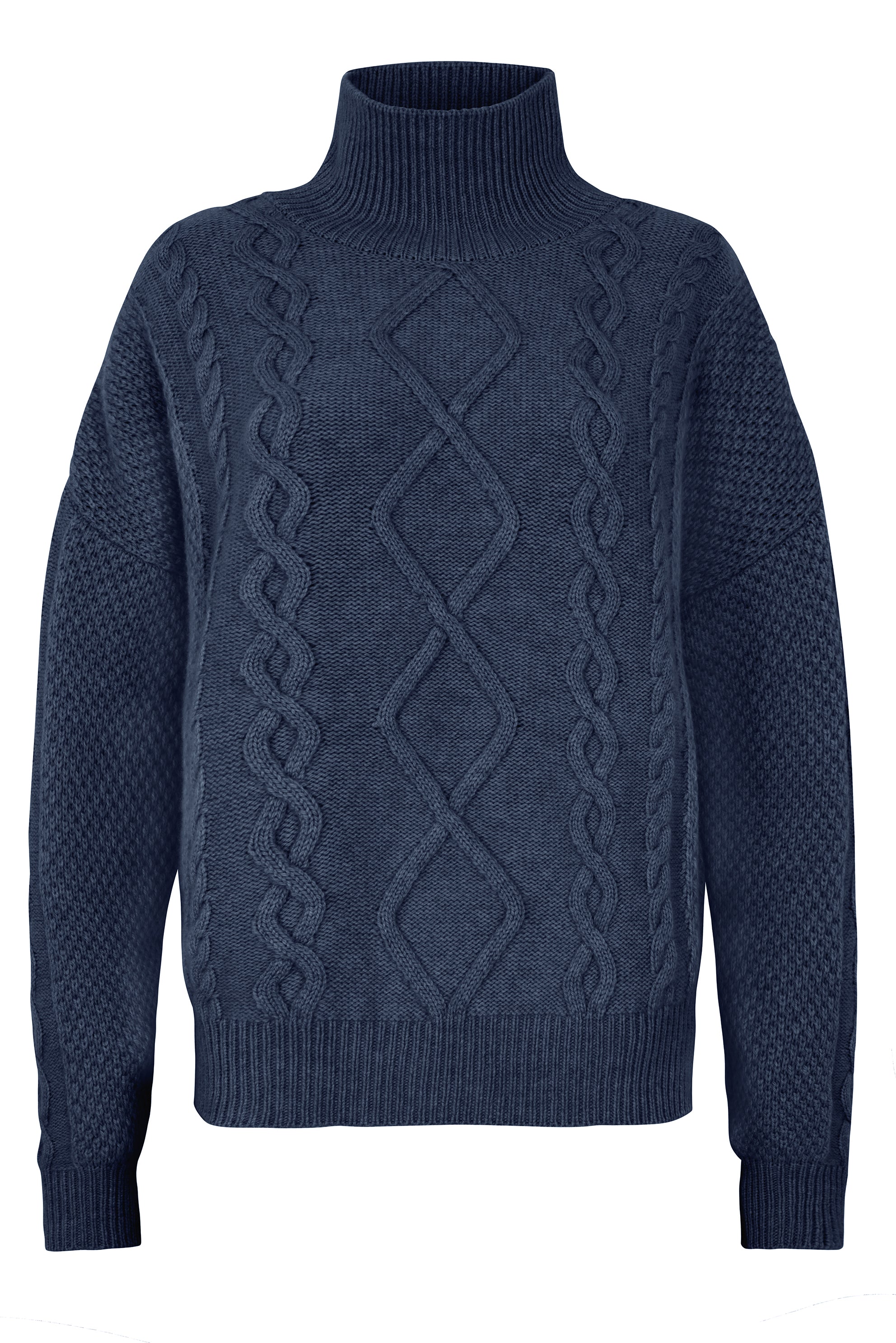 Blue men cashmere sweater - packshot | Bjorn | Linnea Lund