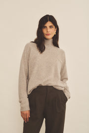 dark beige cashmere sweater women | Charlotte | Linnea Lund