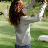 Le Pull Charlotte - Pearl Grey