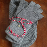 Grey cashmere mittens and beanie | Vantar & Harry | Linnea Lund