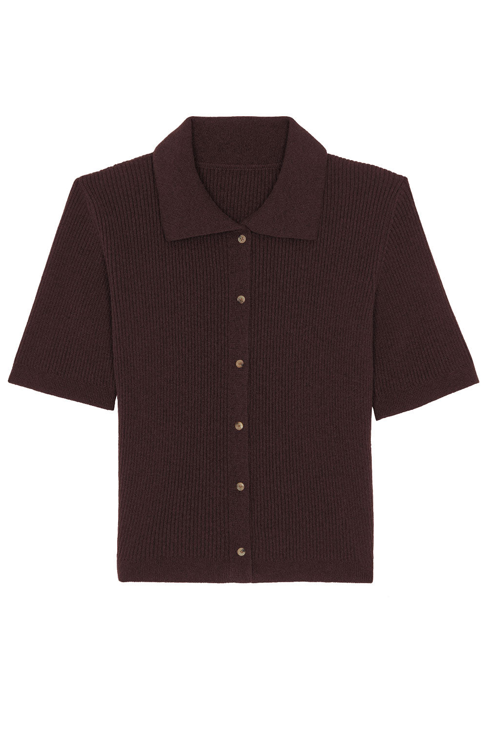 Brown women cashmere top - packshot | Elise | Linnea Lund