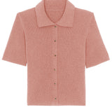 Rose gold women cashmere top - packshot | Elise | Linnea Lund