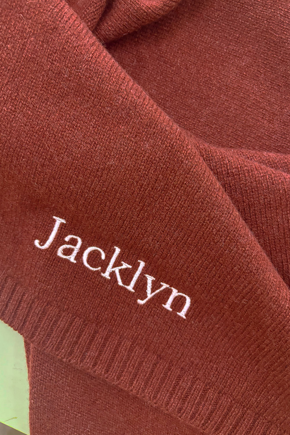 Cashmere embroidery | Linnea Lund