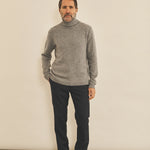 Grey men cashmere sweater - look | François | Linnea Lund