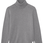 Grey men cashmere sweater - packshot | François | Linnea Lund