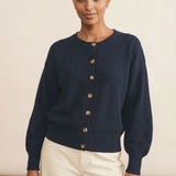Blue women cashmere cardigan | Gabriella | Linnea Lund 