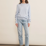 Baby blue light women cashmere sweater - look | Harald | Linnea Lund