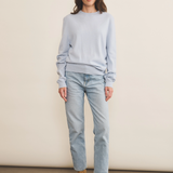 Baby blue light women cashmere sweater - look | Harald | Linnea Lund