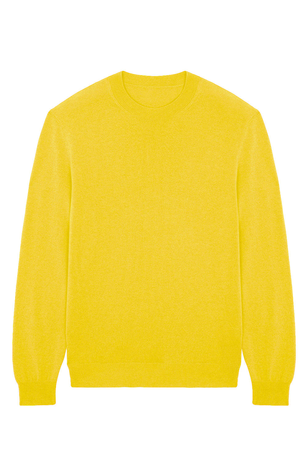 bright yellow cashmere sweater - packshot | Harald | Linnea Lund