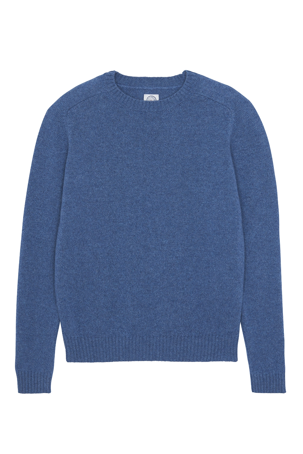 Blue denim color women cashmere sweater - packshot | Ines | Ines de la Fressange x Linnea Lund