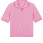 pink cashmere polo - packshot | Isabella | Linnea Lund