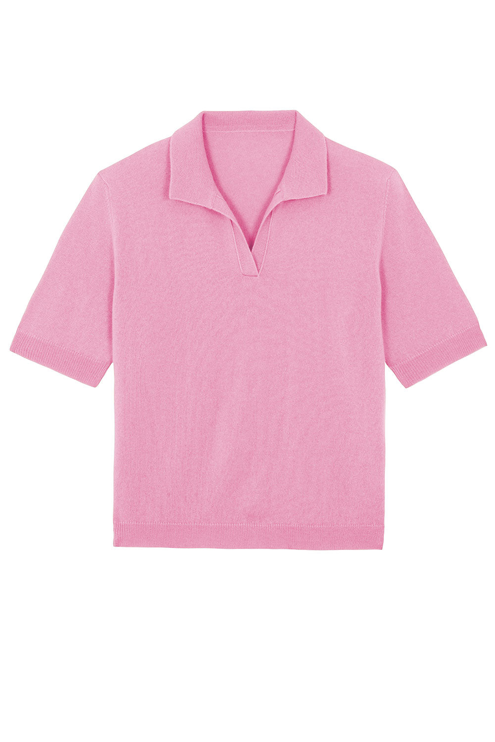 pink cashmere polo - packshot | Isabella | Linnea Lund