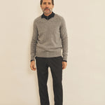 Grey men cashmere sweater - look | Jack | Linnea Lund