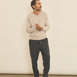 Beige men cashmere sweater - look | Jack | Linnea Lund
