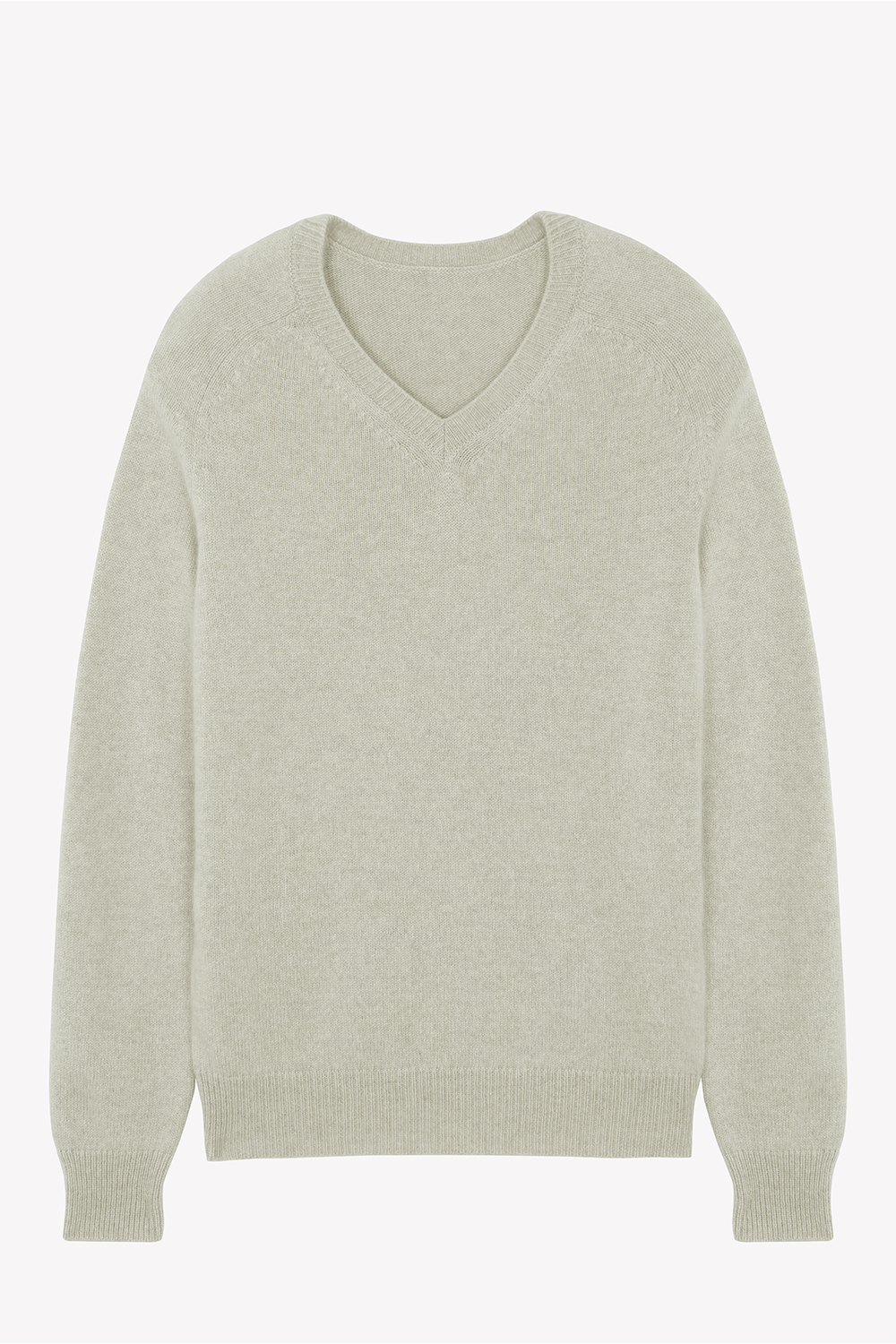 Light grey cashmere sweater - packshot | Edward | Linnea Lund