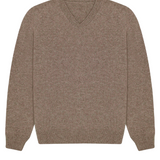 Taupe cashmere sweater - packshot | Jack | Linnea Lund
