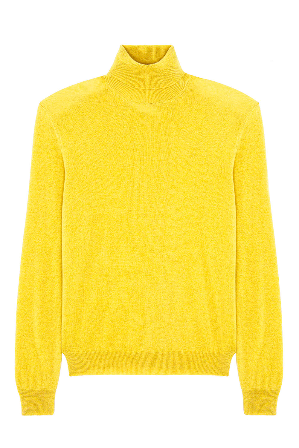 bright yellow cashmere sweater - packshot | Jim | Linnea Lund